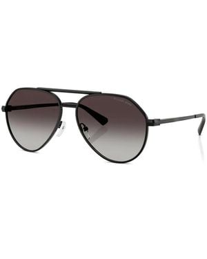 Michael Kors Brentwood Pilot-Frame Sunglasses - Brown