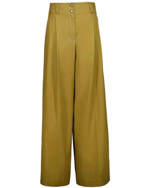 Zimmermann Luna Drill Tailored Trousers - Green