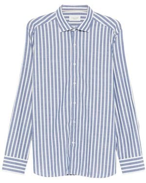 Tintoria Mattei 954 Striped Shirt - Blue
