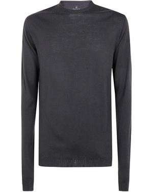 MD75 Top A Maniche Lunghe - Grigio