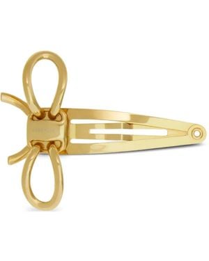 Ferragamo Vara Bow Hair Clip - Metallic
