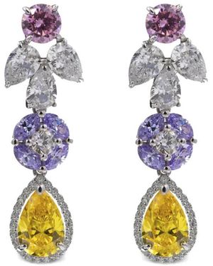 Juwelina Paris Sterling Jensen Earrings - White