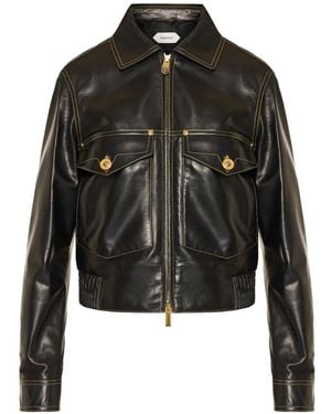 Versace Nappa Blouson - Black