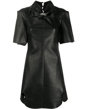 Ellery Bora Bora Faux-Leather Dress - Black