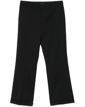 Eraldo Tailored Virgin Wool Trousers - Black