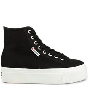 Superga High-Top Trainers - Black