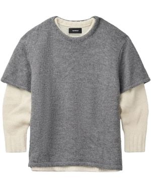 NAHMIAS Layered Jumper - Grey