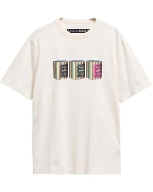 Barbour X Paul Smith Graphic-Print T-Shirt - White