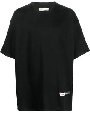 Incotex ストライプディテール Tシャツ - ブラック