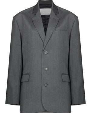 Frankie Shop Gelso Oversized Single-Breasted Blazer - Black
