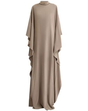 Gemy Maalouf Bead-Embellished Kaftan - Natural