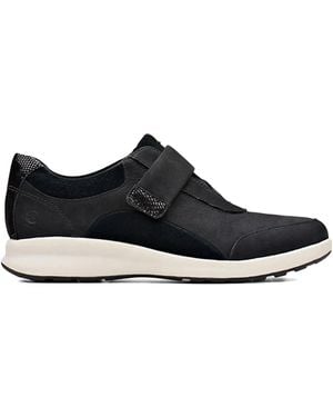 Clarks Adorn Sneakers Met Bandje - Zwart