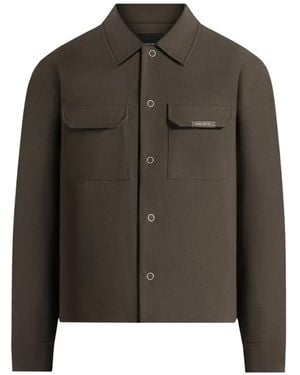 Manière De Voir Magnetic Pocket Cargo Jacket - Grey
