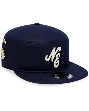 KTZ Sombrero Pillbox Con Logo Bordado - Azul