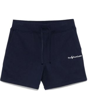 Polo Ralph Lauren Casual Shorts With Elastic Waistband - Blue