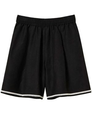 Twinset ステッチ ショートパンツ - ブラック