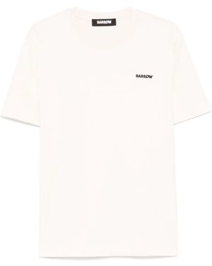 Barrow Logo-Print T-Shirt - Natural