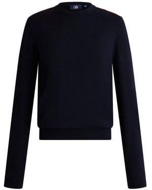 Fusalp Striped-Detail Jumper - Blue