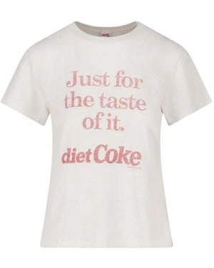 RE/DONE Diet Coke Slogan-Print T-Shirt - White