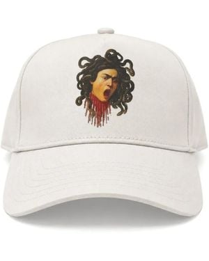 Melt Graphic-Print Baseball Cap - White