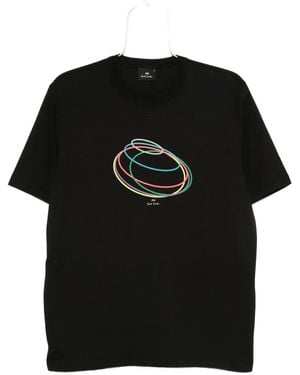 Paul Smith Abstract-Print T-Shirt - Black