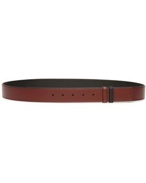 Bally Reversible Leather Belt - Brown