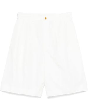 COMME DES GARÇON BLACK Washed Shorts - White