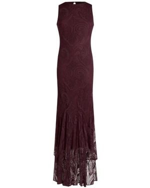 Etro Long Dress - Purple
