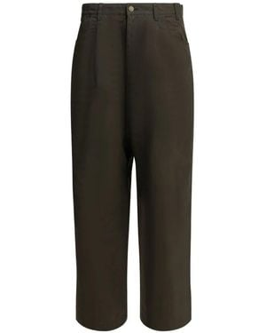Comme des Garçons Pleated-Detail Pants - Black