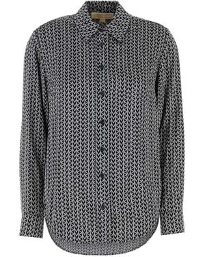 MICHAEL Michael Kors Camicia in raso ricamato - Grigio