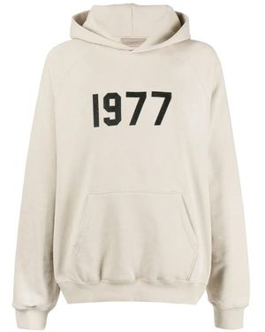 Fear Of God 1977-Print Detail Hoodie - Natural