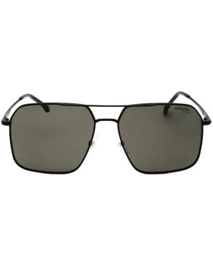 Carrera Geometric-Frame Sunglasses - Gray