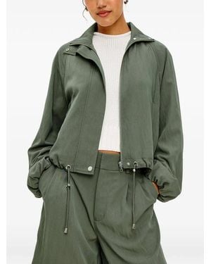Rails Blake Drawstring-Hem Jacket - Green