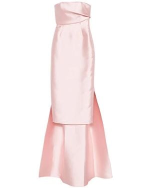Solace London Kiki Midi Dress - Pink