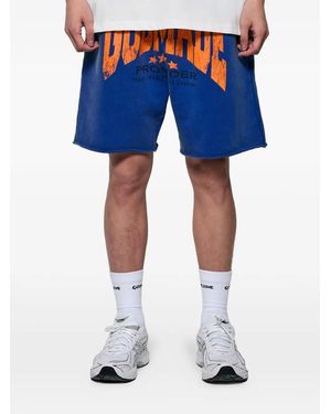 GODMADE Provider Graphic-Print Shorts - Blue