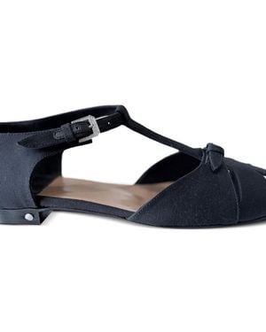 Laurence Dacade Jenna Strass-Embellished Grosgrain Sandals - Blue