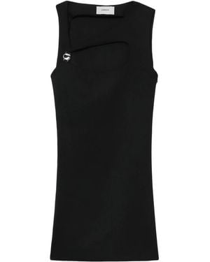 Coperni Cut-Out Mini Dress - Black