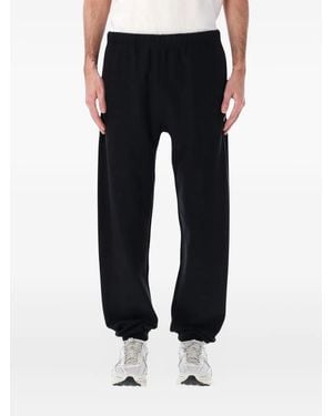 Champion Logo-Patch Track Pants - Black