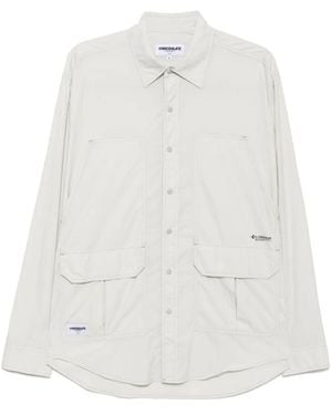 Chocoolate Camicia Con Stampa - Bianco