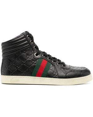 Gucci High-Top-Sneakers - Schwarz