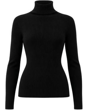 Seventy Jersey Con Cuello Vuelto - Negro