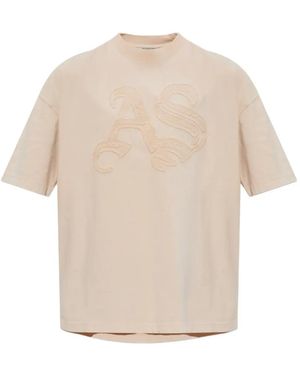 AllSaints Etta Logo-Patch T-Shirt - Natural