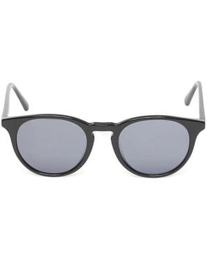 Messyweekend New Depp Round-Frame Sunglasses - Grey