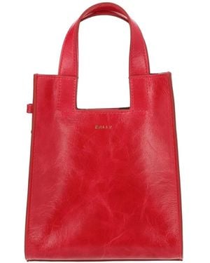 Bally Logo-Plaque Shoulder Bag - Red