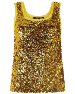 Roberto Cavalli Sleeveless Top - Yellow