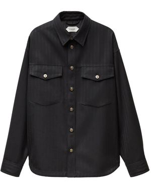 Versace Jacquard Wool Blouson - Black