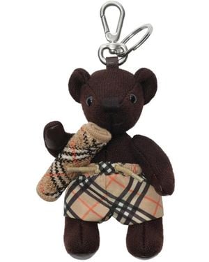 Burberry Breloque Thomas Bear - White
