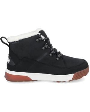 The North Face Logo-Print Boots - Black