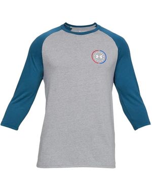 Under Armour Logo-Print T-Shirt - Blue