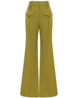 Zimmermann Pantalon Luna À Coupe Évasée - Green